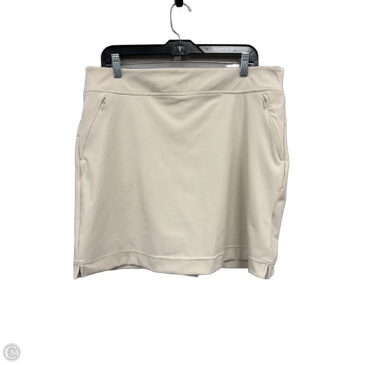 Athletic Skirt By 32 Degrees In Beige, Size: L