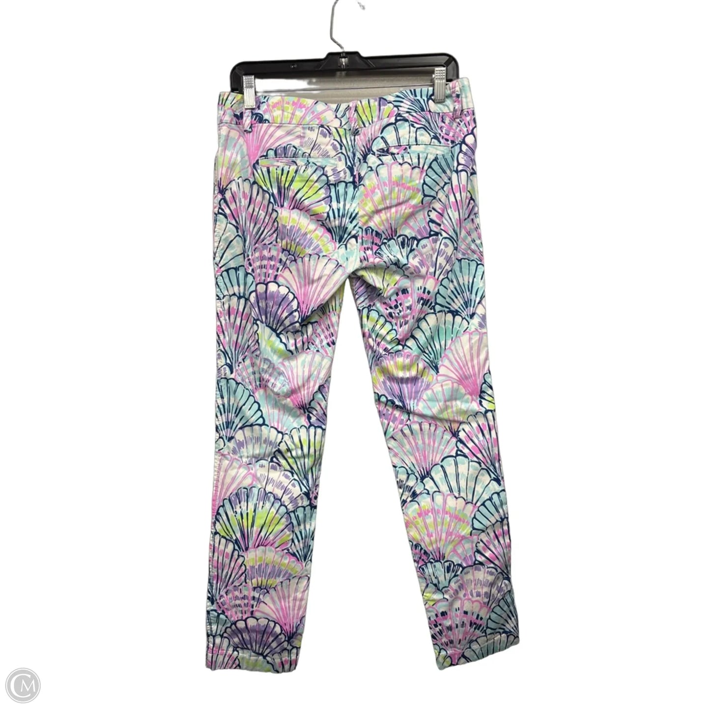 Pants Designer By Lilly Pulitzer In Blue & Pink, Size: 6