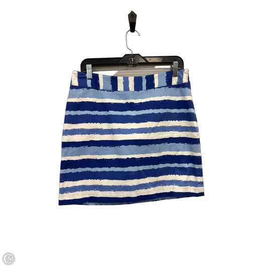 Skirt Mini & Short By Vineyard Vines In Blue & White, Size: 8