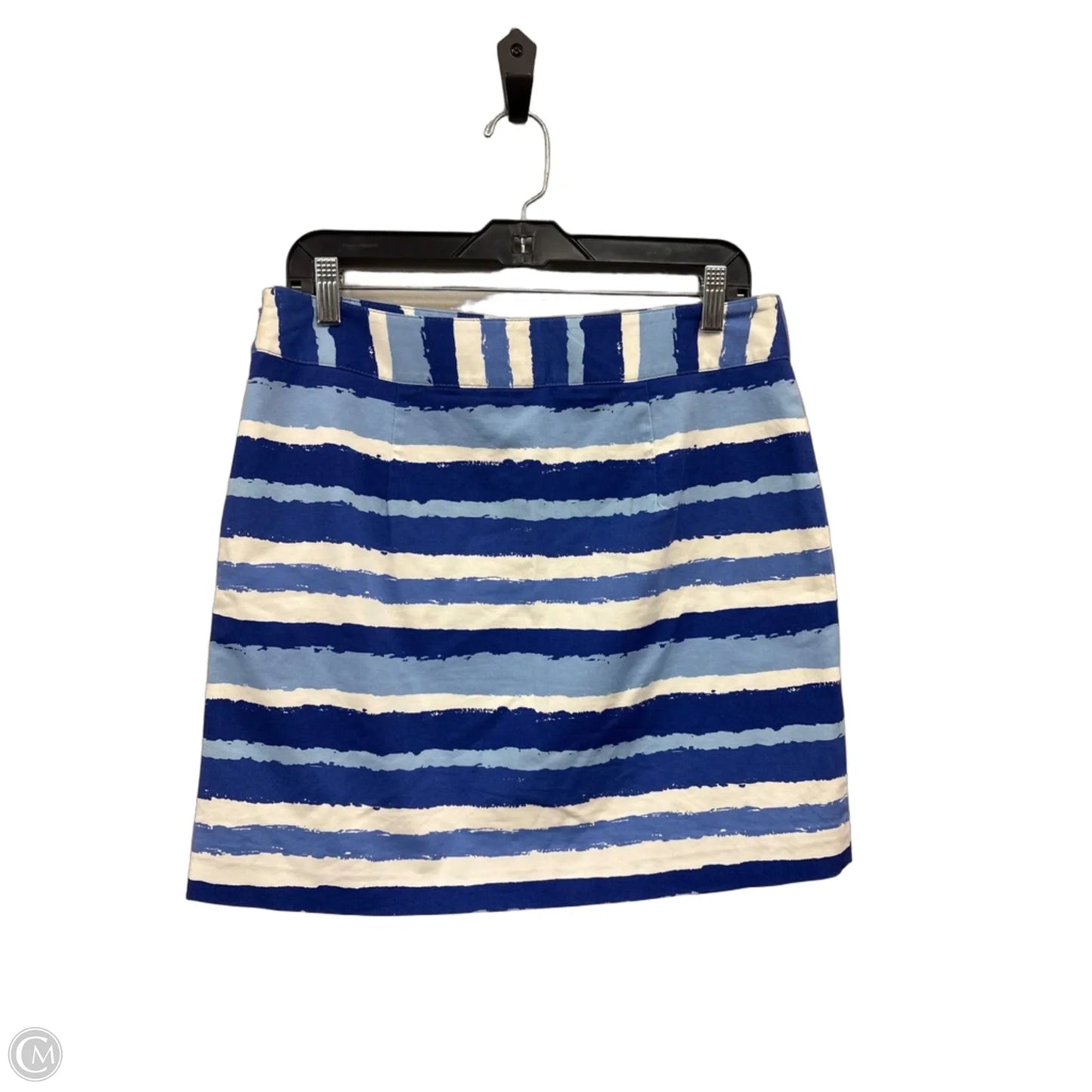 Skirt Mini & Short By Vineyard Vines In Blue & White, Size: 8