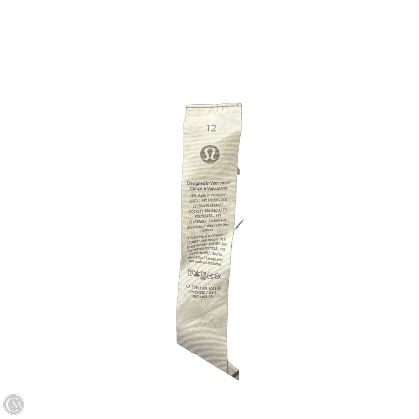 Pants Other By Lululemon In Black, Size: 12