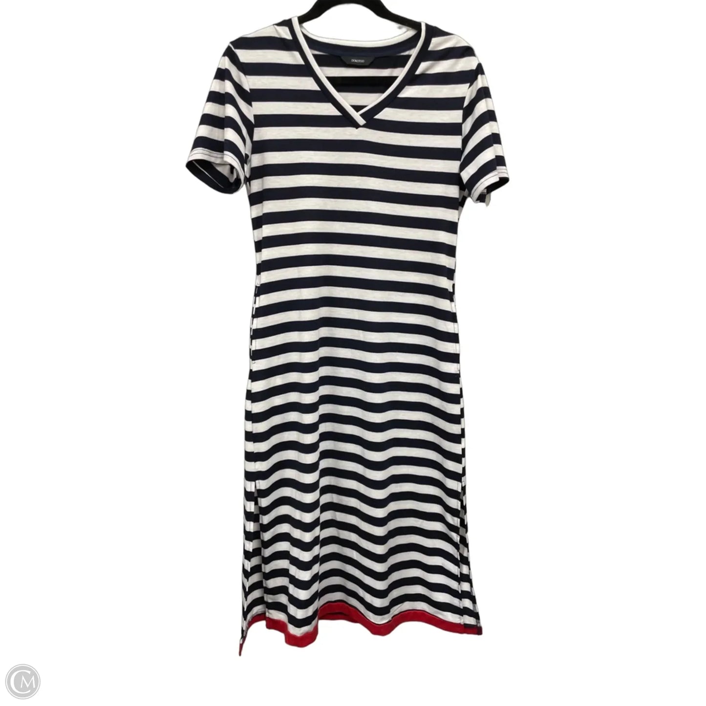 Dress Casual Midi By Dokotoo In Black & White, Size: S