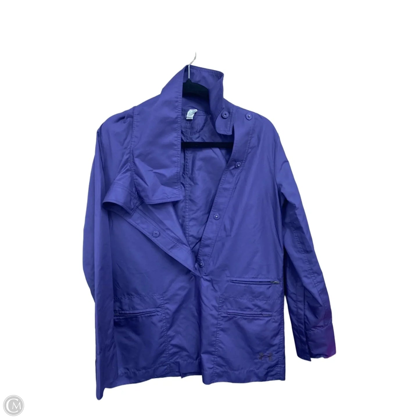Athletic Jacket By Under Armour In Blue, Size: M