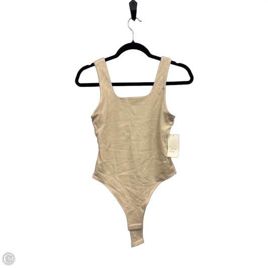 Bodysuit By A New Day In Tan, Size: Xs