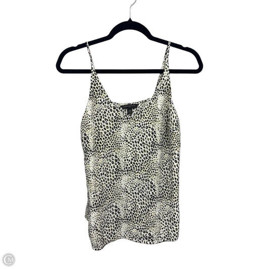 Top Sleeveless By Banana Republic In Black & Yellow, Size: Xs