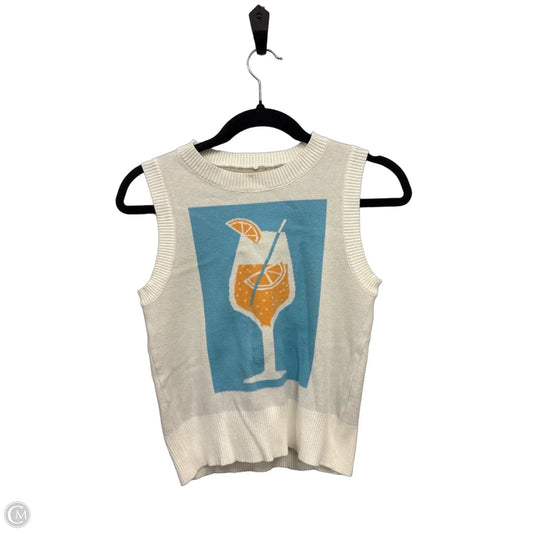 Top Sleeveless By Clothes Mentor In Blue & Orange, Size: Xs