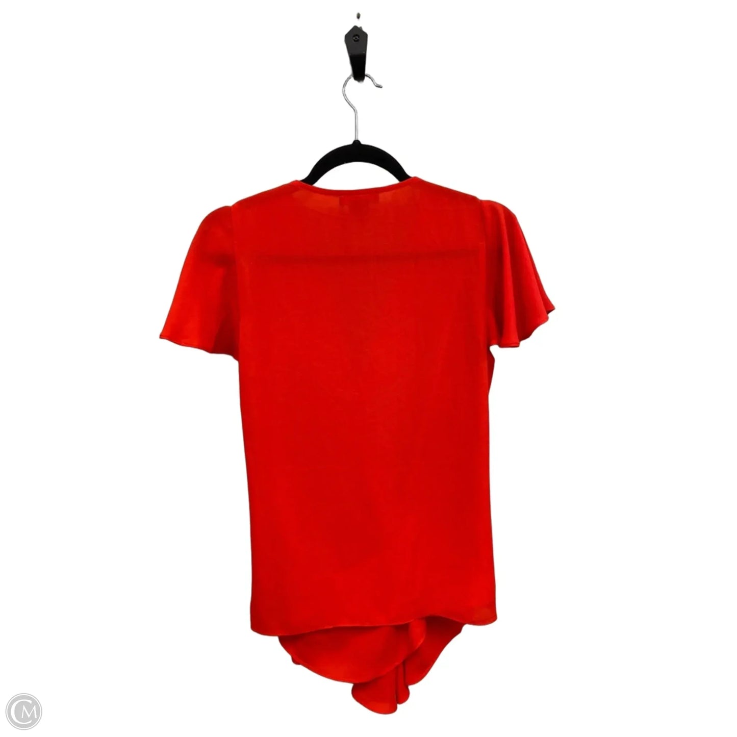 Blouse Short Sleeve By Trouve In Orange, Size: M
