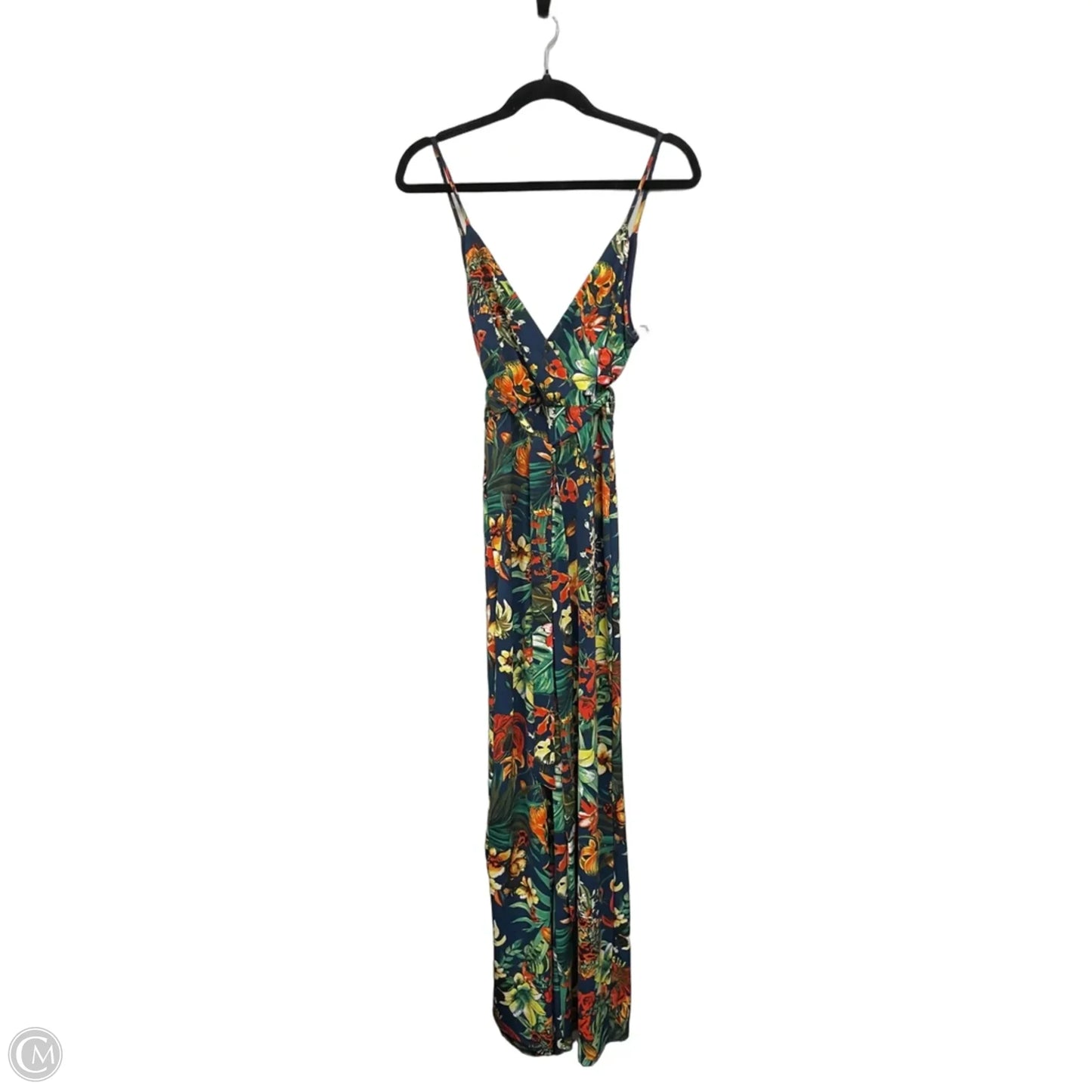 Jumpsuit By Iris In Green & Yellow, Size: S