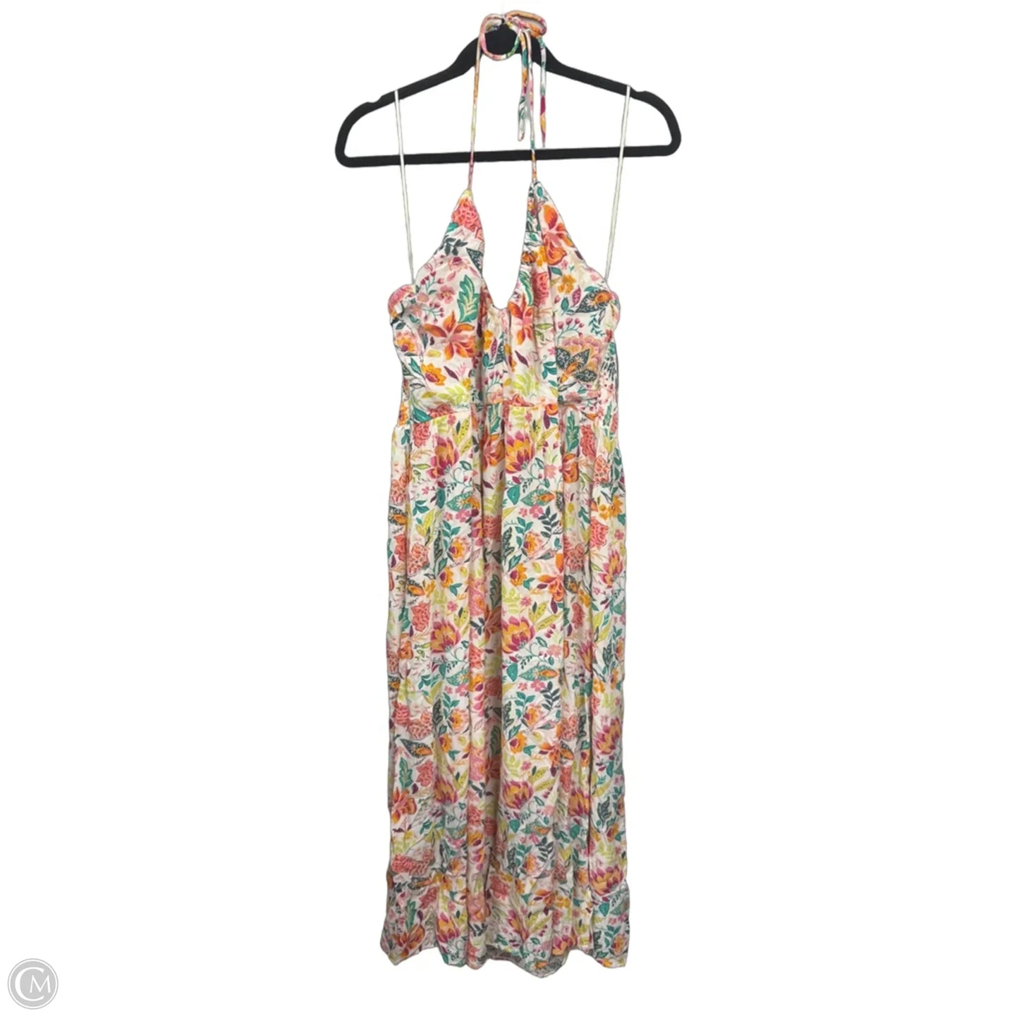 Dress Casual Maxi By Old Navy In Orange & Pink, Size: Xxl