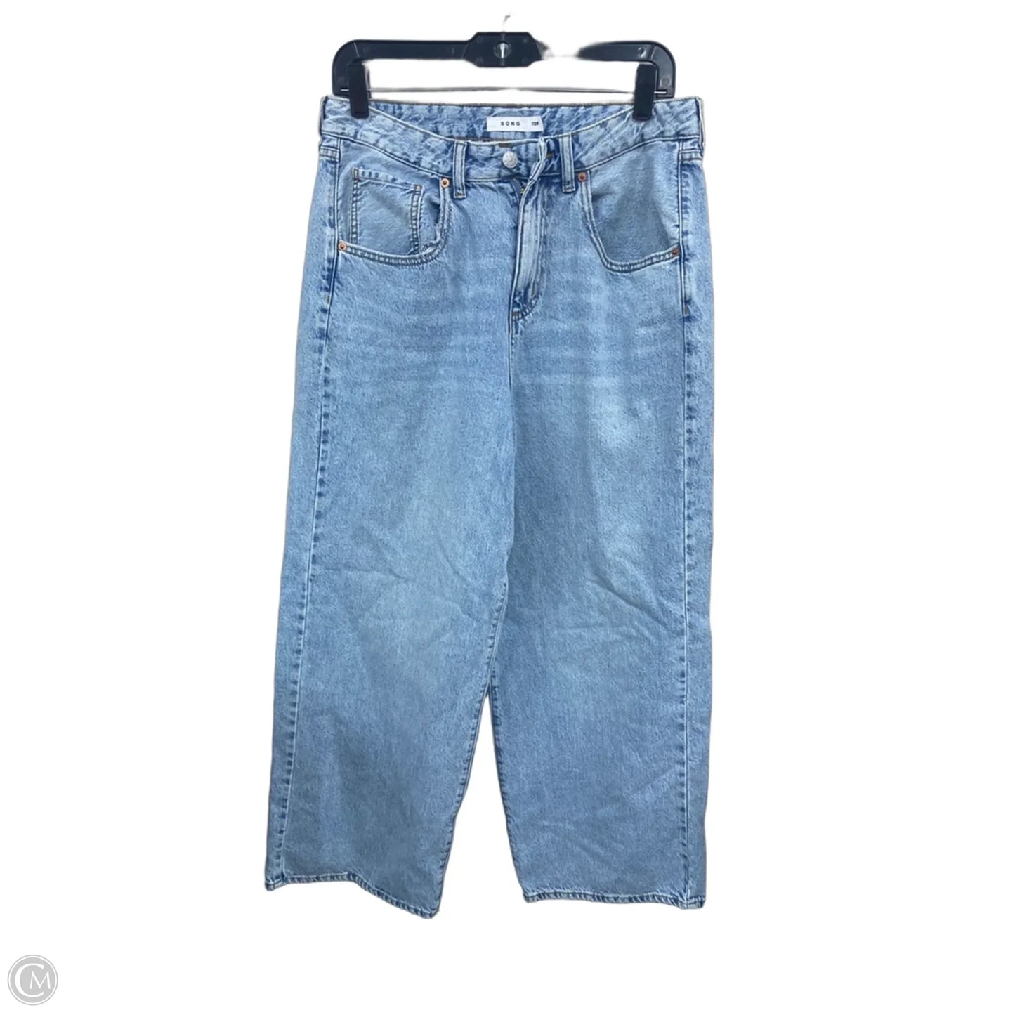Jeans Wide Leg By Clothes Mentor In Blue Denim, Size: 6