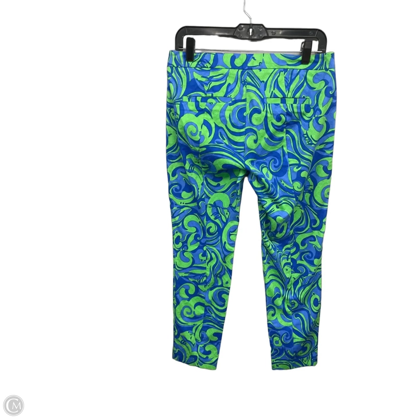 Pants Designer By Lilly Pulitzer In Green & Pink, Size: 6