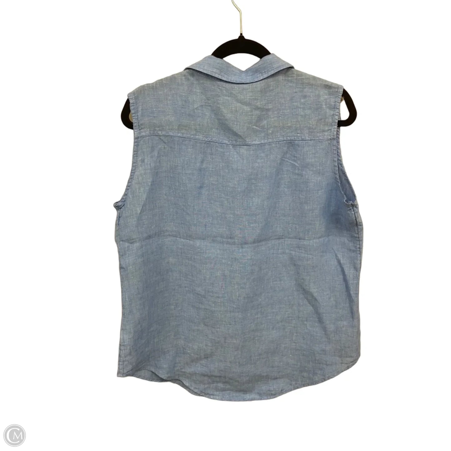 Top Sleeveless Designer By Lilly Pulitzer In Blue, Size: L
