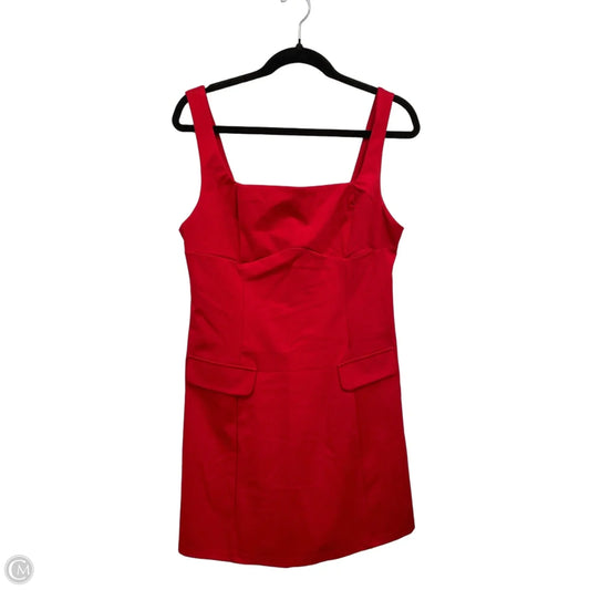 Dress Casual Short By Clothes Mentor In Red, Size: L