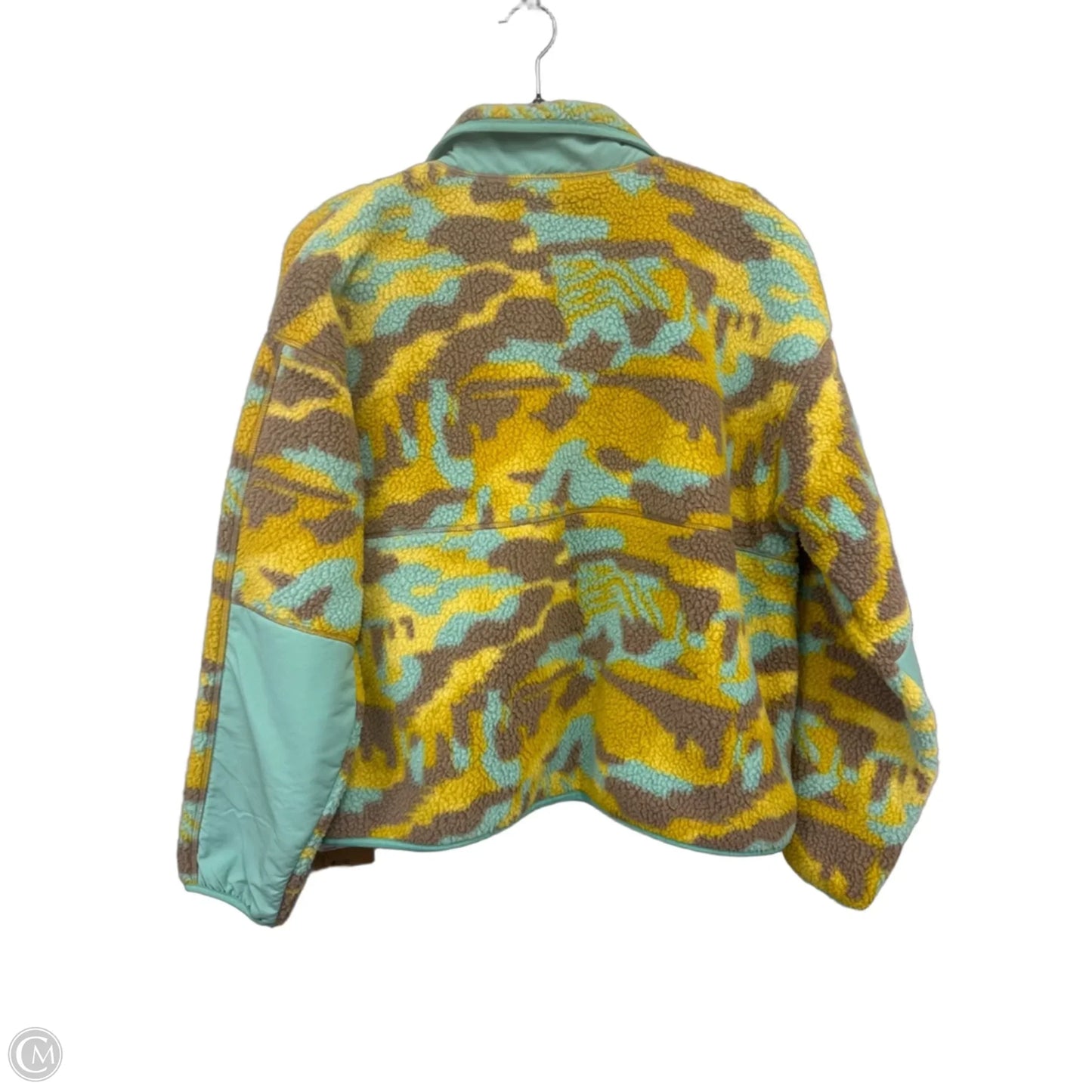 Jacket Fleece By The North Face In Green & Yellow, Size: L