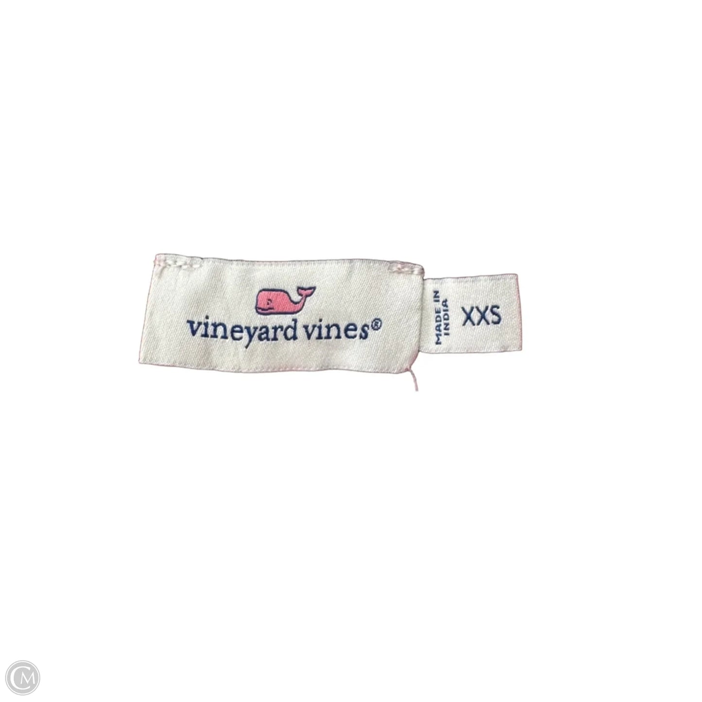Blouse Short Sleeve By Vineyard Vines In Red & White, Size: Xxs