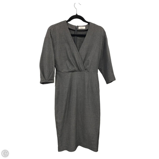 Dress Casual Midi By Babaton In Grey, Size: 4