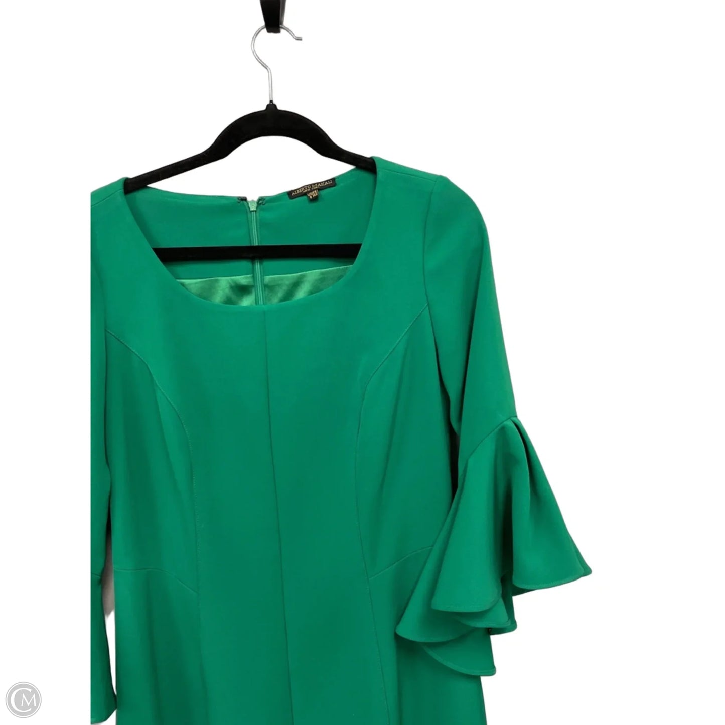 Dress Casual Midi By Alberto Makali In Green, Size: 8