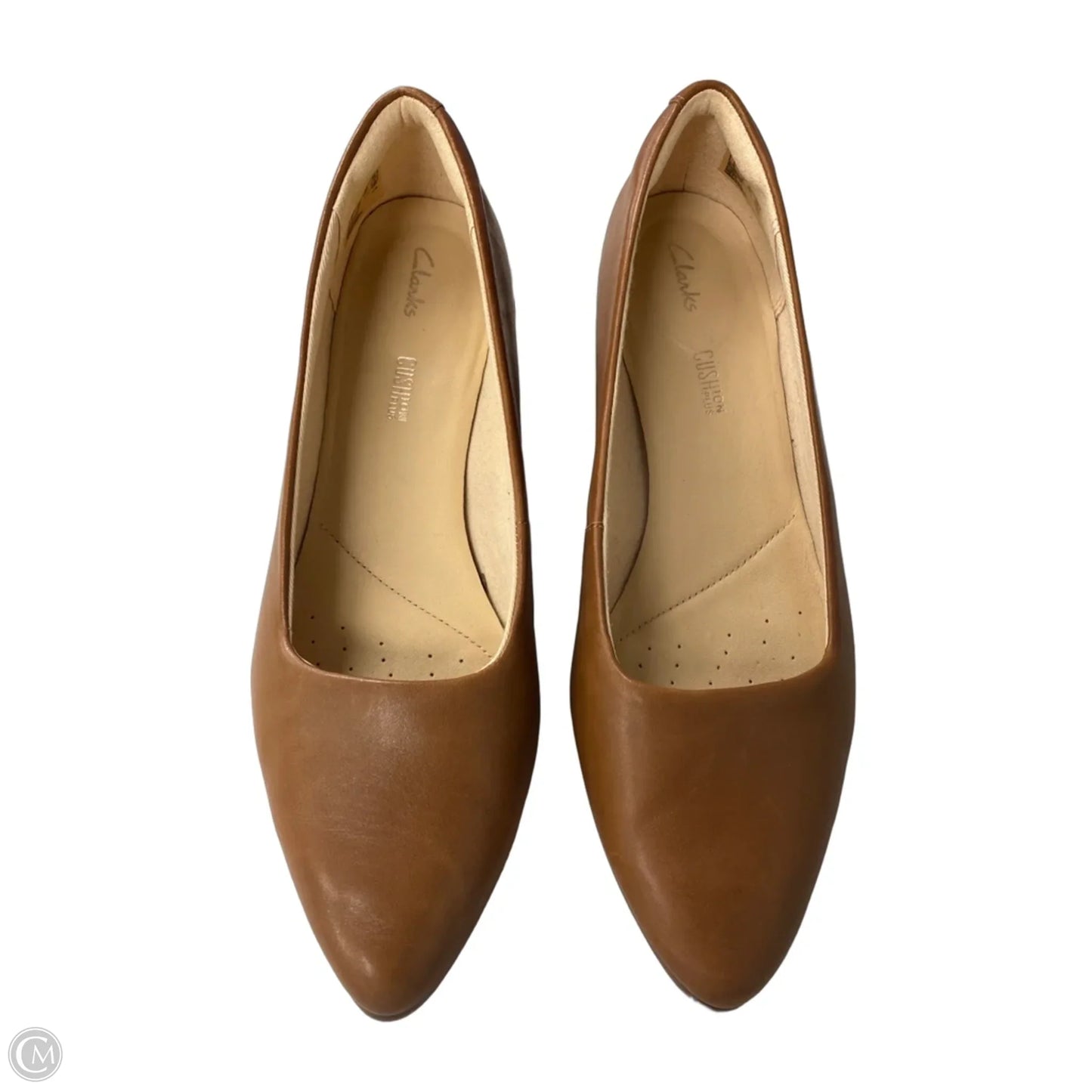 Shoes Heels Block By Clarks In Brown, Size: 8.5