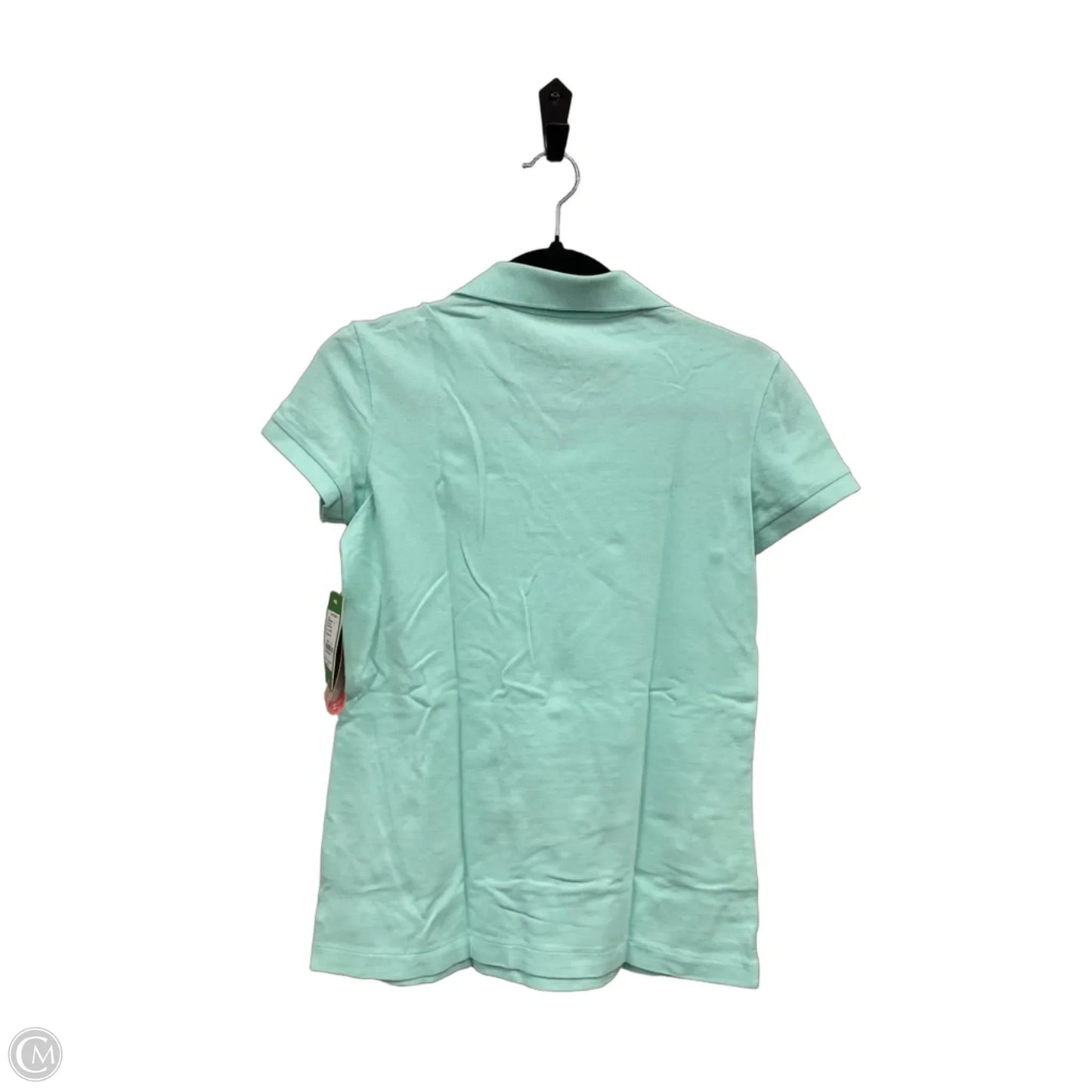Top Short Sleeve Designer By Lilly Pulitzer In Green, Size: S