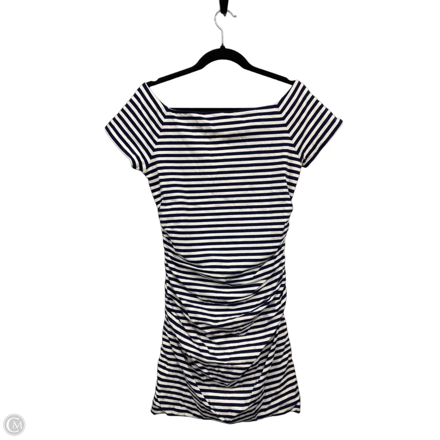 Dress Casual Short By Boden In Blue & White, Size: 10p