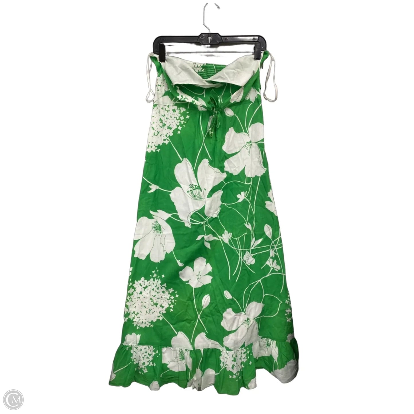 Dress Casual Maxi By Odille In Green & White, Size: 4