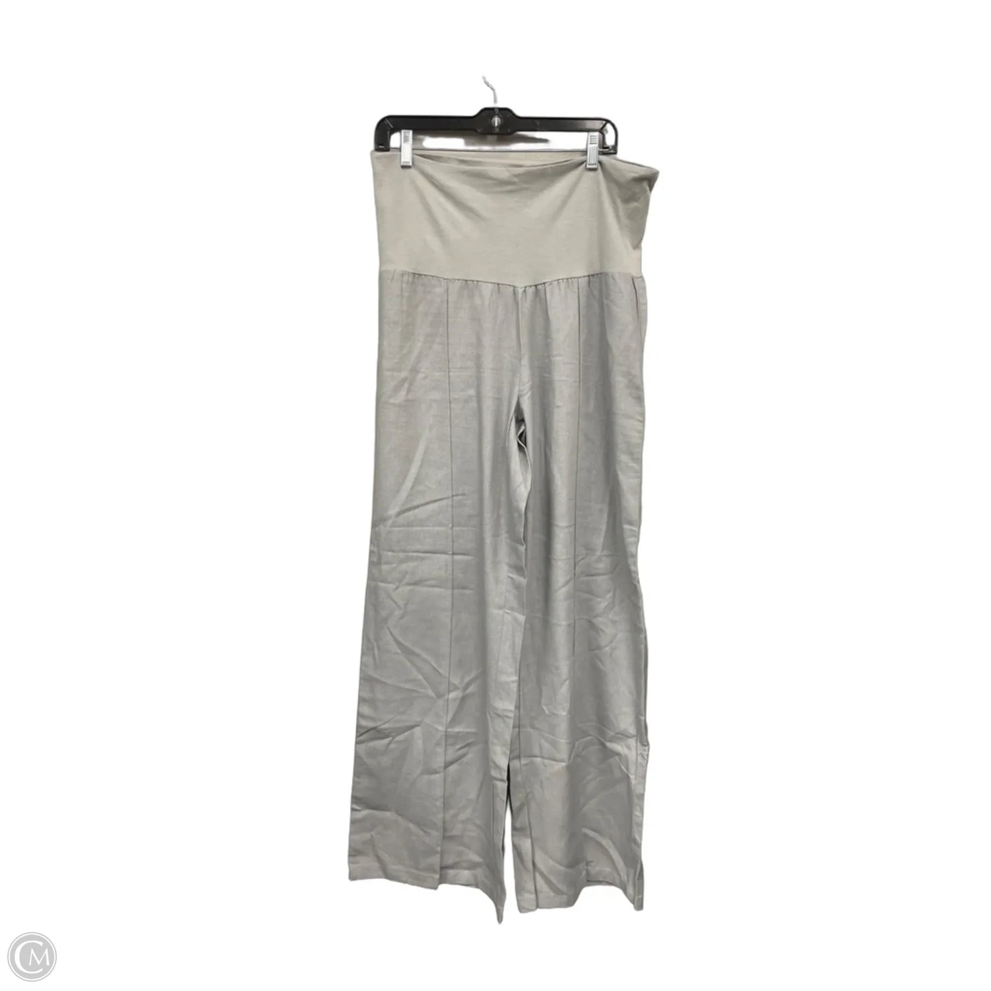 Pants Linen By Just Living In Grey, Size: L