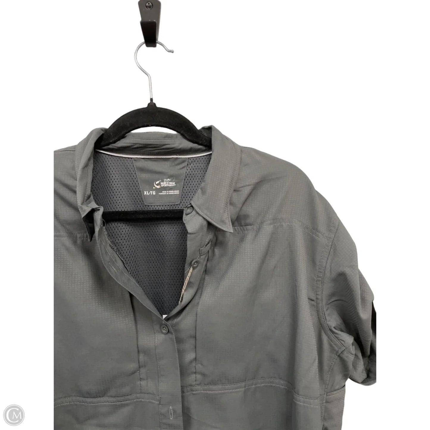 Top Short Sleeve By Clothes Mentor In Grey, Size: Xl