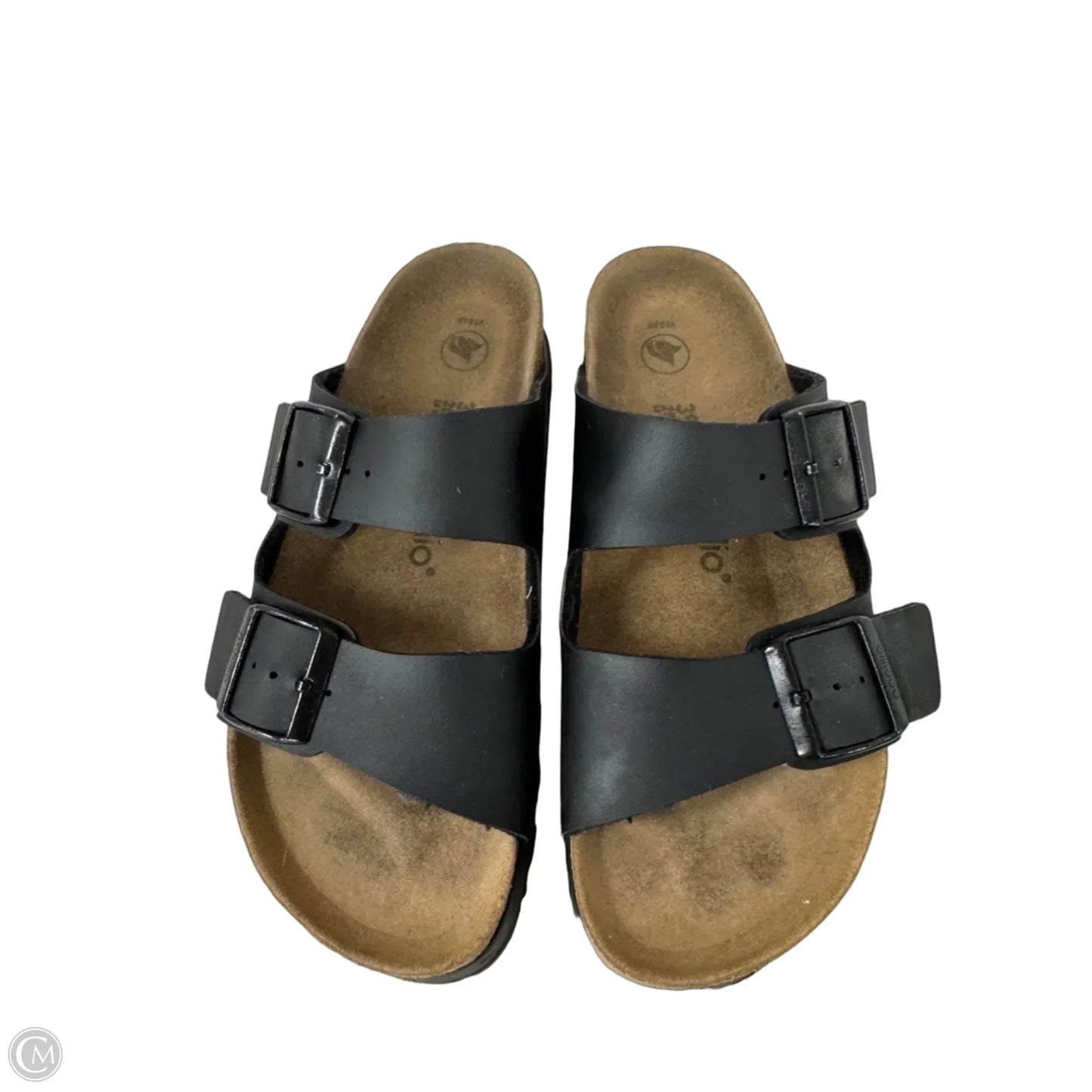 Sandals Flats By Cma In Black, Size: 8