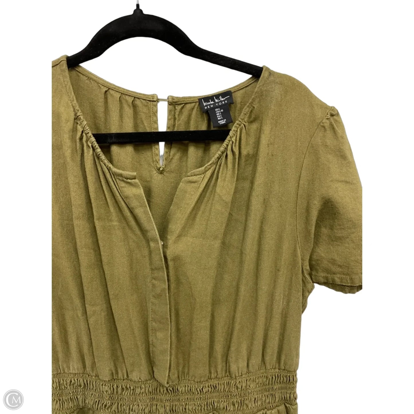 Jumpsuit By Nicole Miller In Green, Size: L