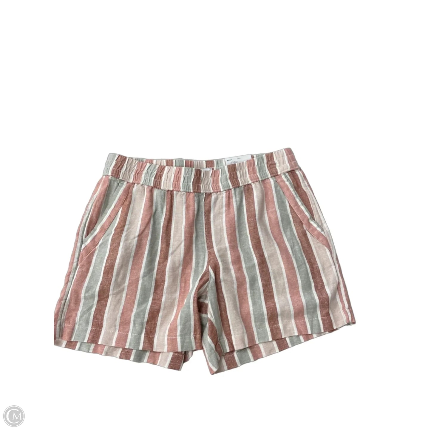 Shorts By Sonoma In Green & Orange, Size: M