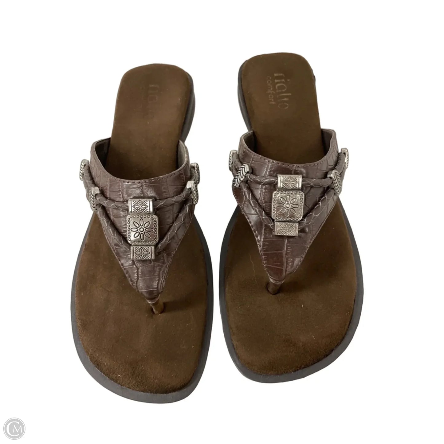 Sandals Flats By Rialto In Brown, Size: 7.5