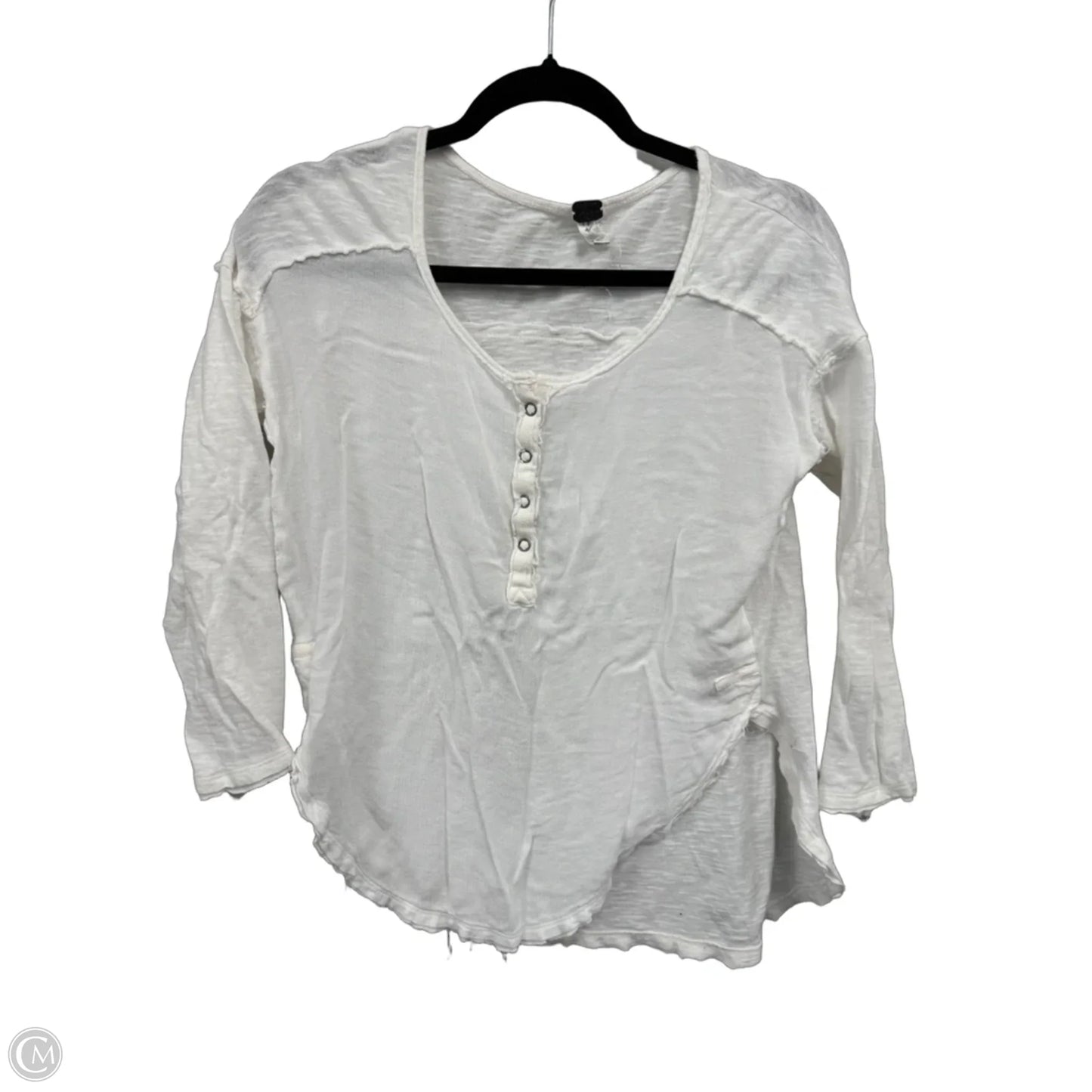 Top Long Sleeve By We The Free In White, Size: Xs