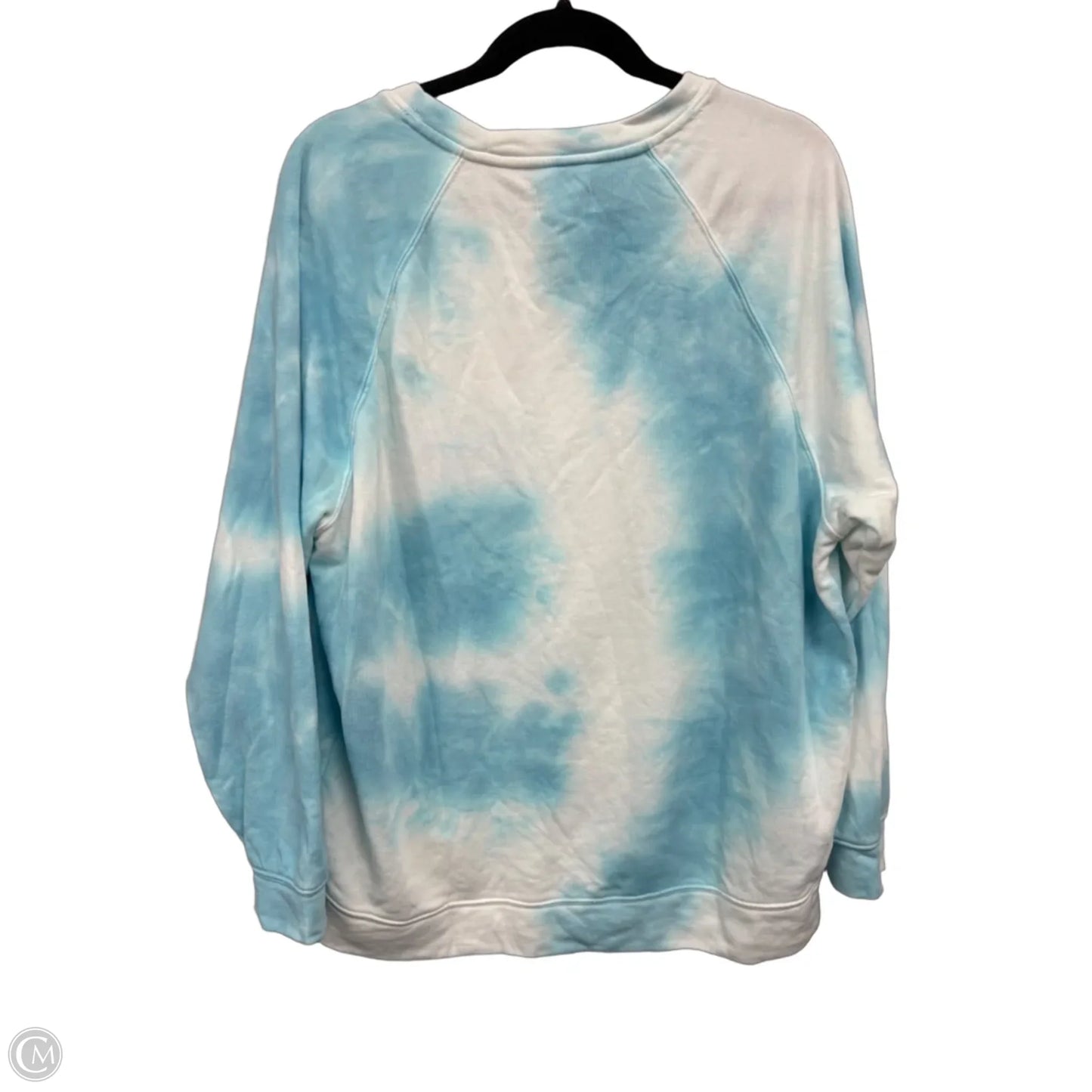 Sweatshirt Crewneck By Lou And Grey In Blue & White, Size: M