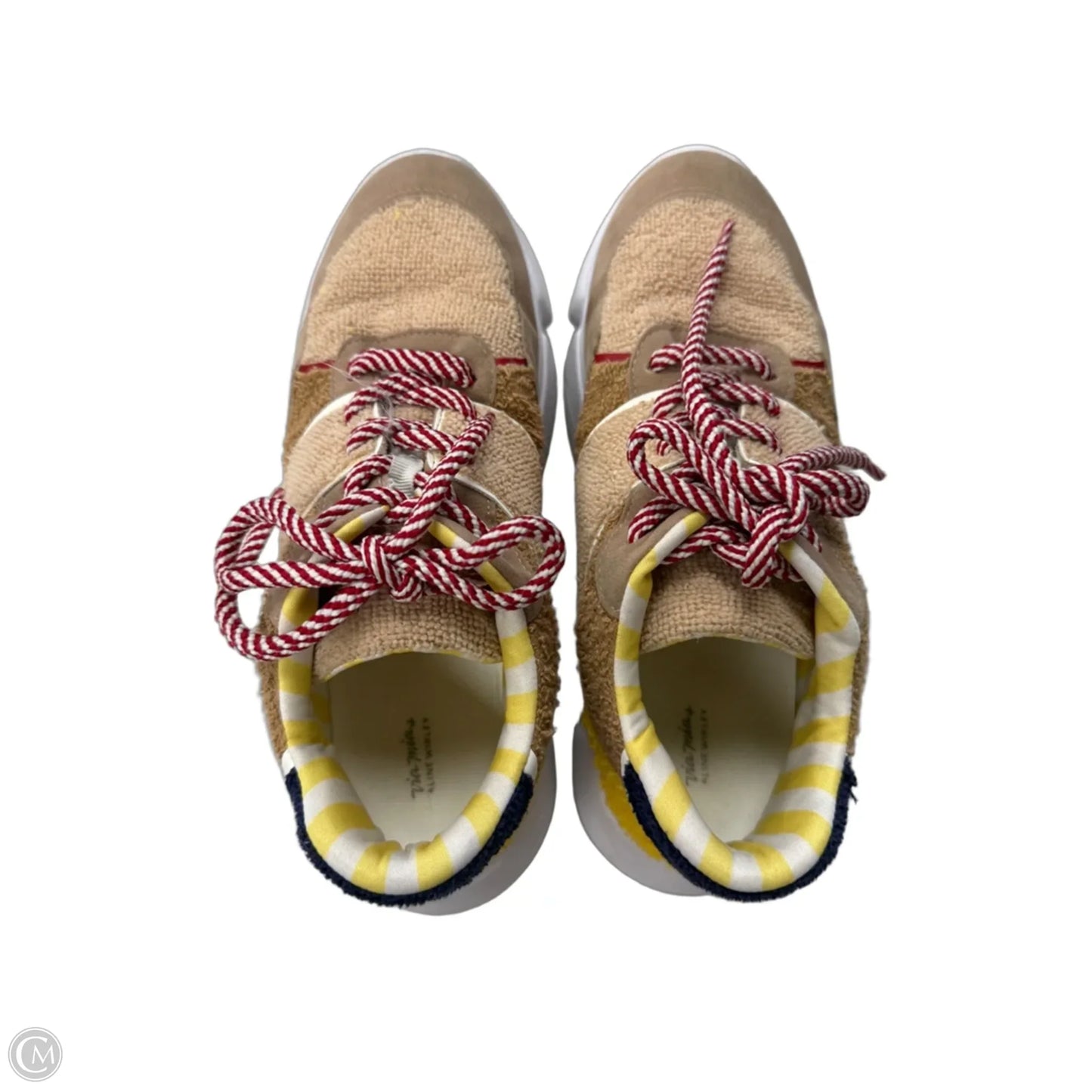 Shoes Athletic By Cmc In Brown & Yellow, Size: 6