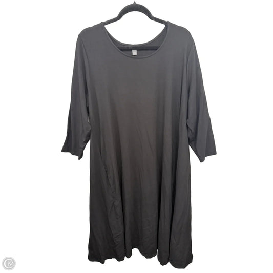 Dress Casual Midi By Jessica London In Black, Size: 22