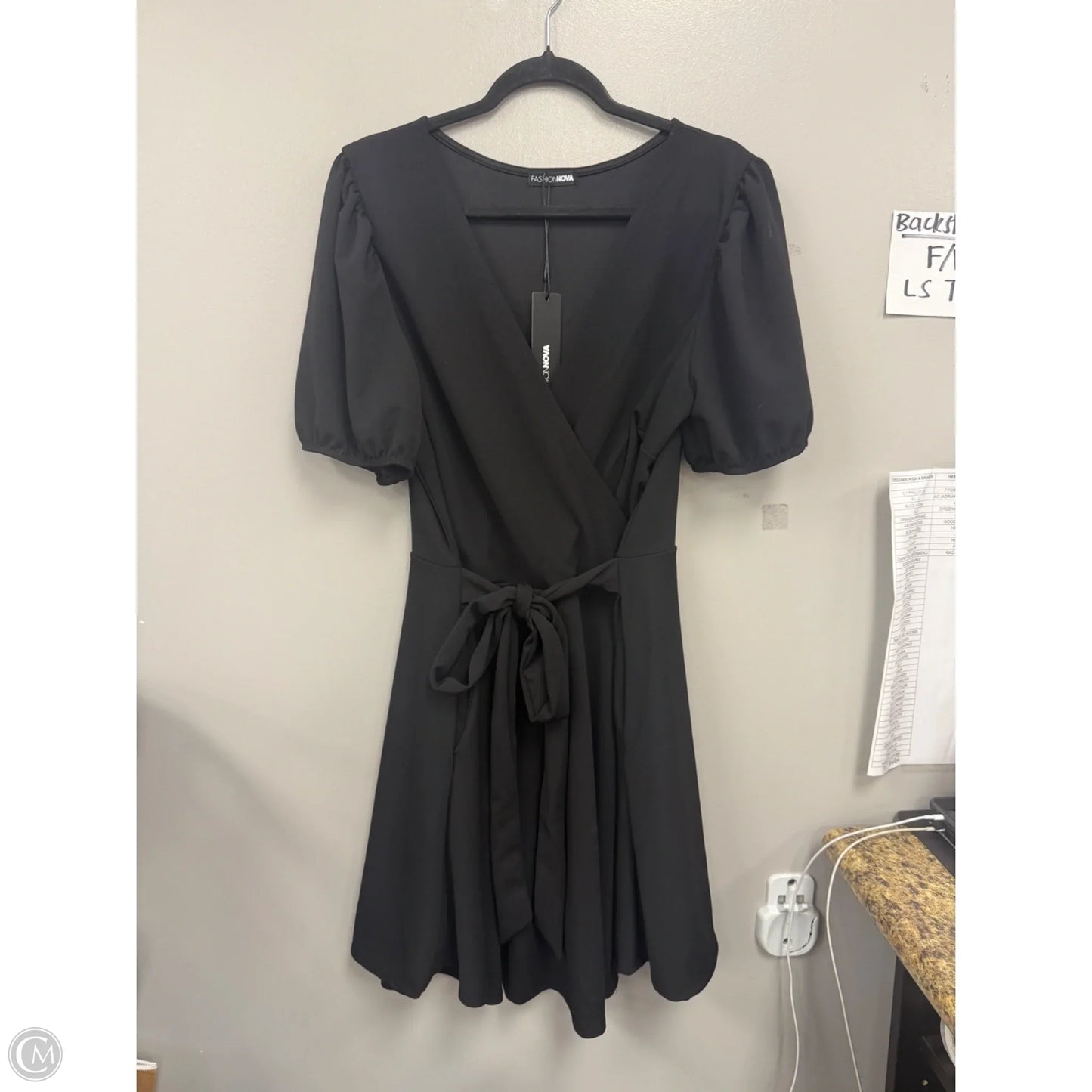 Dress Casual Short By Fashion Nova In Black, Size: 2x