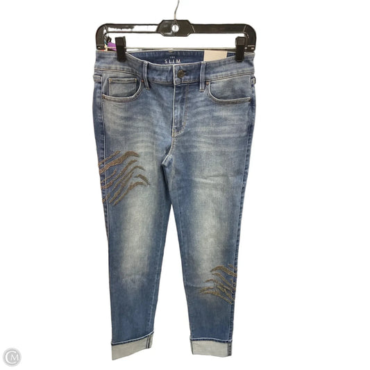 Jeans Skinny By White House Black Market In Blue Denim, Size: 4