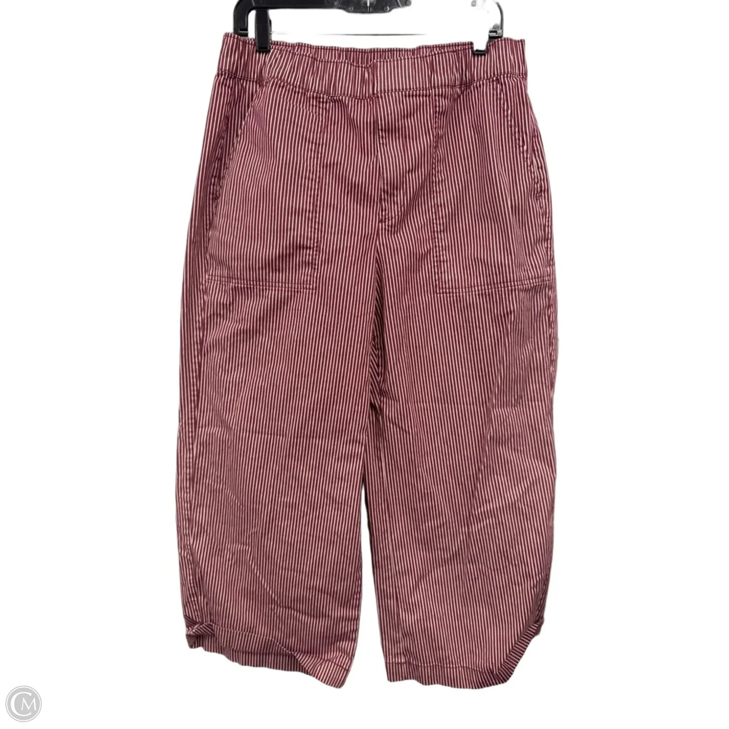 Pants Wide Leg By Gap In Cream & Red, Size: Lp