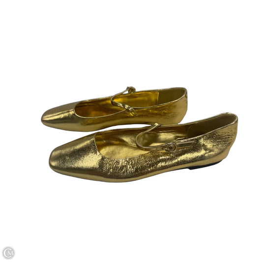 Shoes Flats By Steve Madden In Gold, Size: 8.5