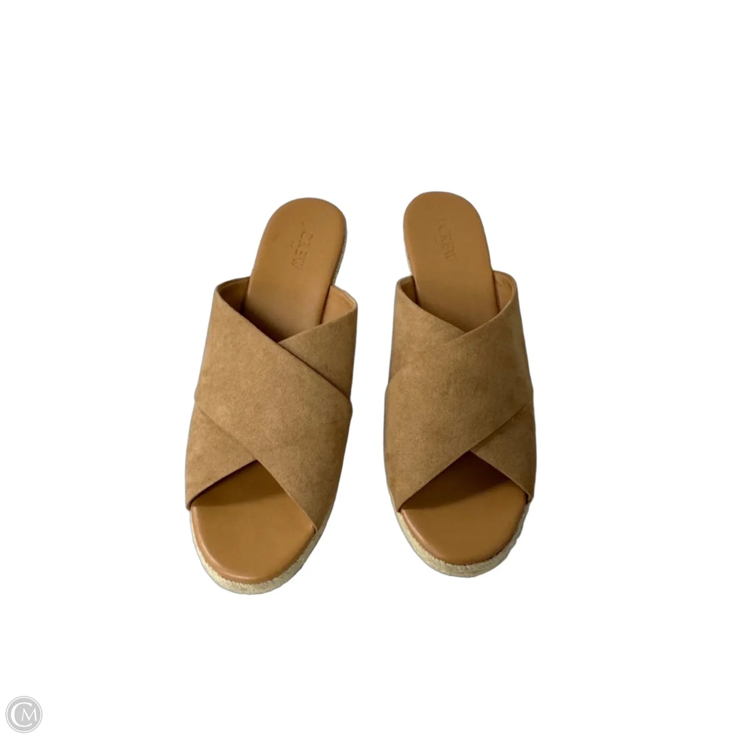 Sandals Heels Wedge By J. Crew In Brown, Size: 9.5