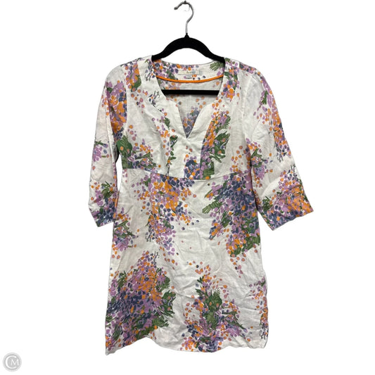 Dress Casual Short By Boden In Purple & White, Size: 6