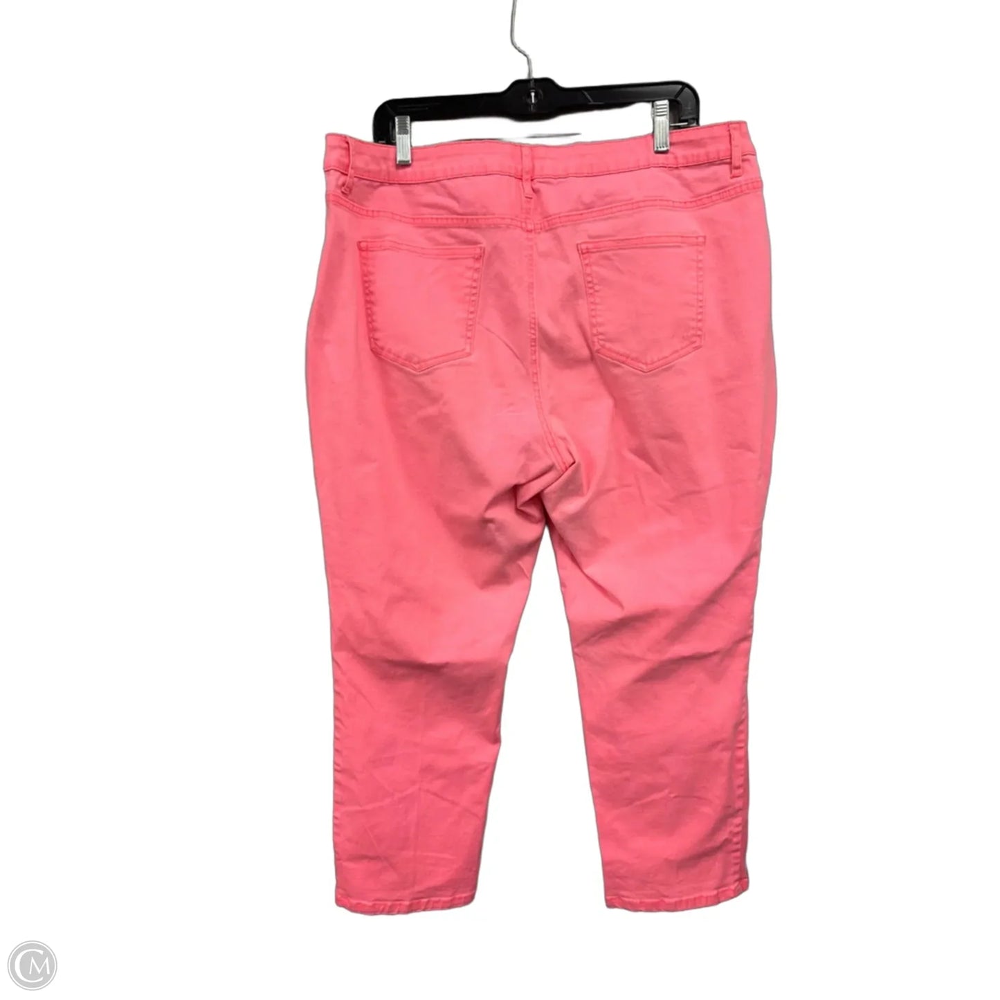 Jeans Straight By Crown And Ivy In Coral, Size: 20