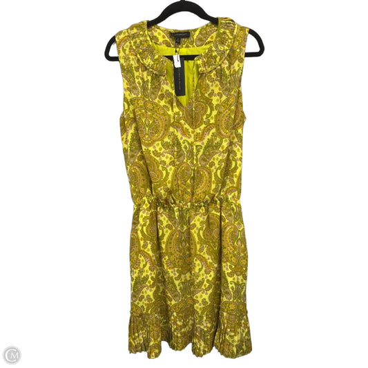 Dress Casual Short By Banana Republic In Green & Pink, Size: M