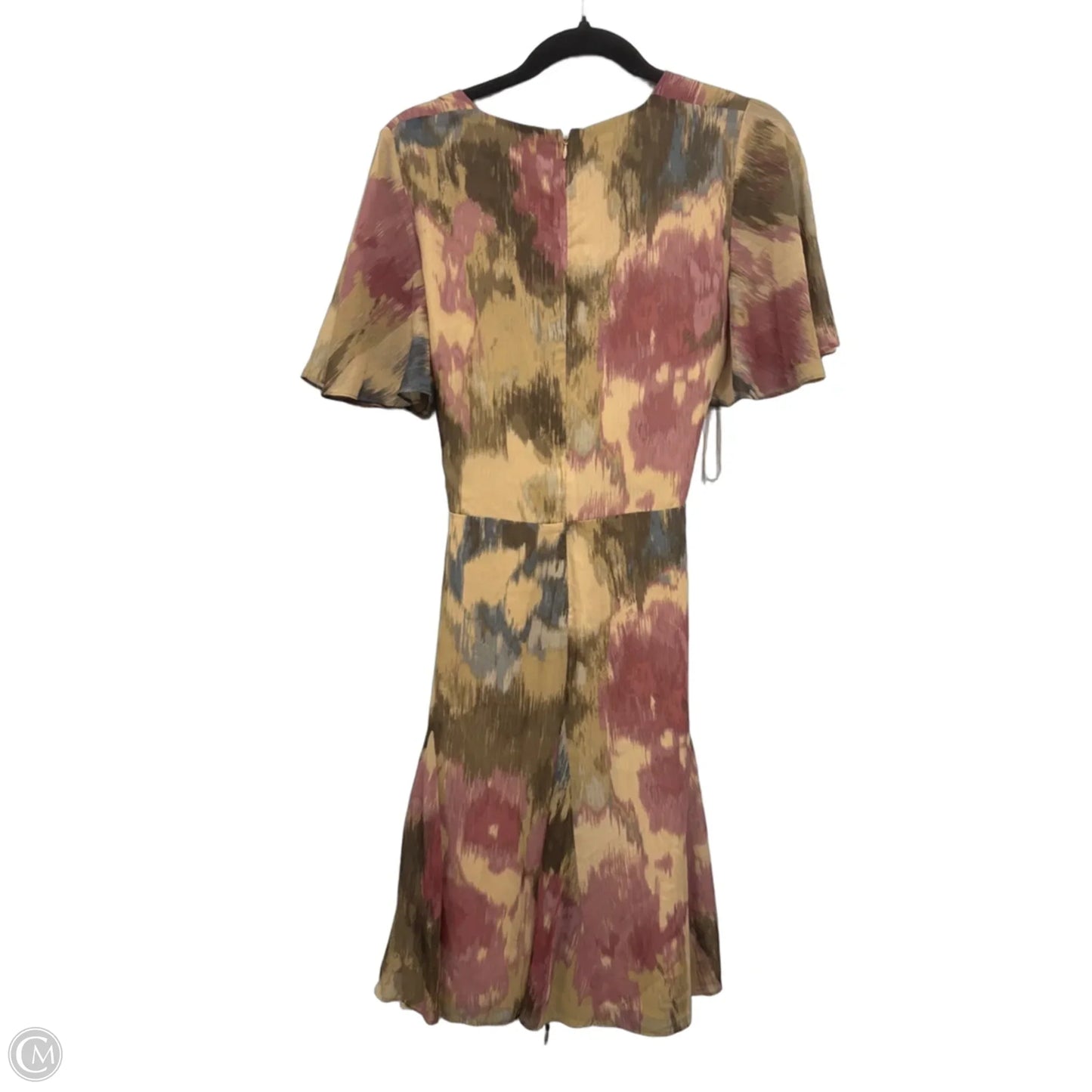 Dress Casual Short By Lauren By Ralph Lauren In Green & Tan, Size: 10