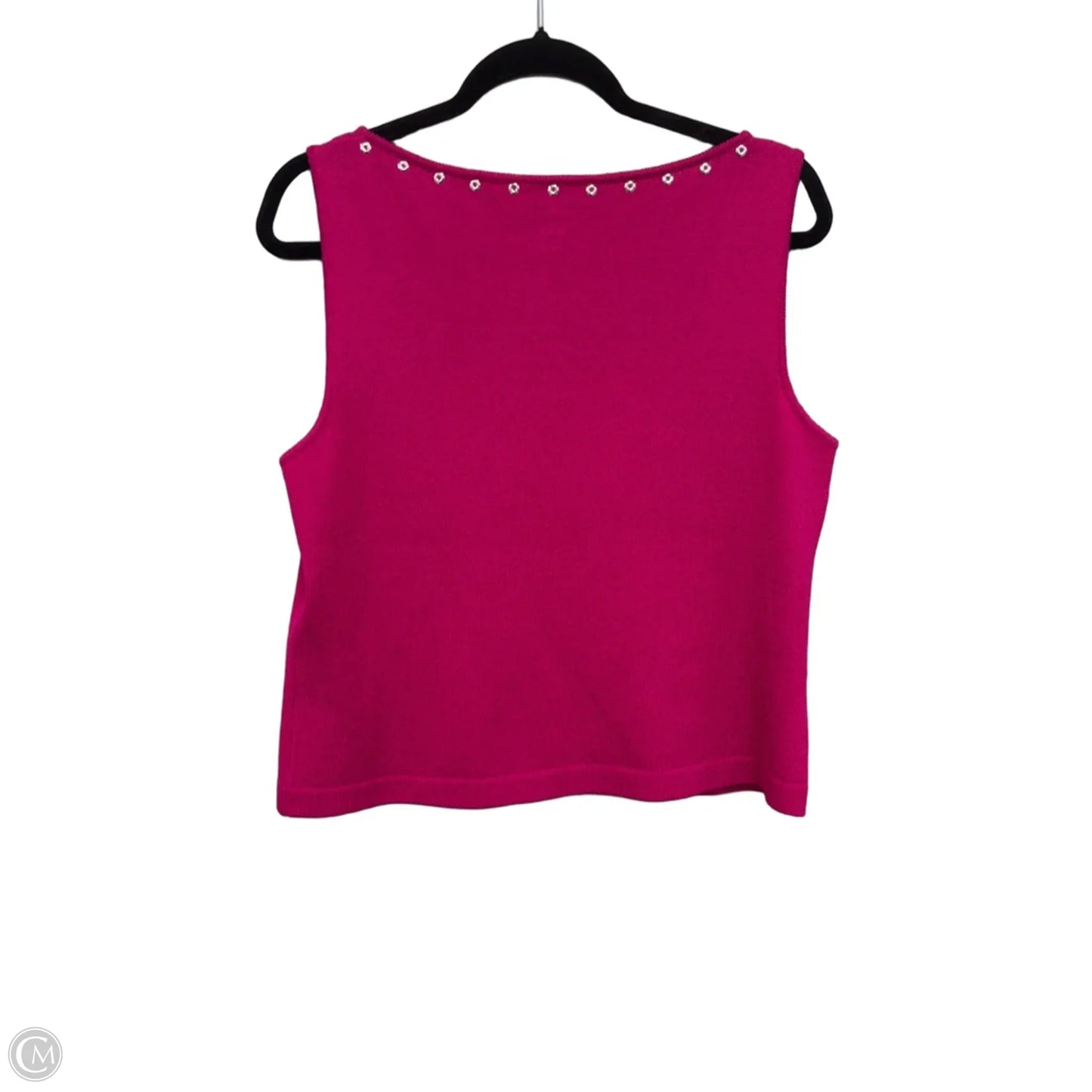 Top Sleeveless By St. John In Pink, Size: M