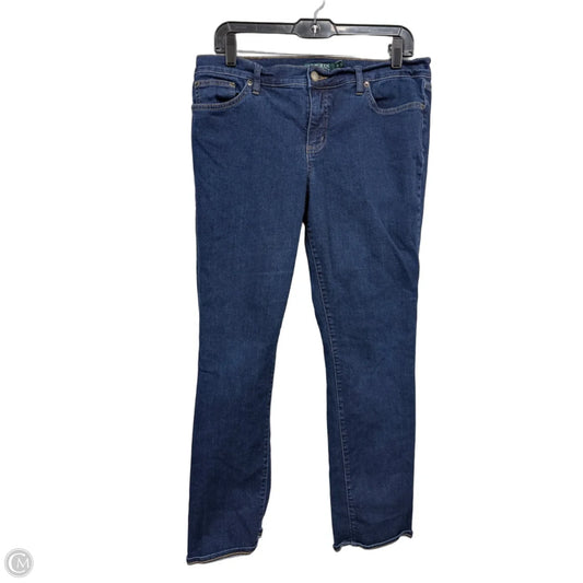 Jeans Skinny By Lauren By Ralph Lauren In Blue Denim, Size: 10