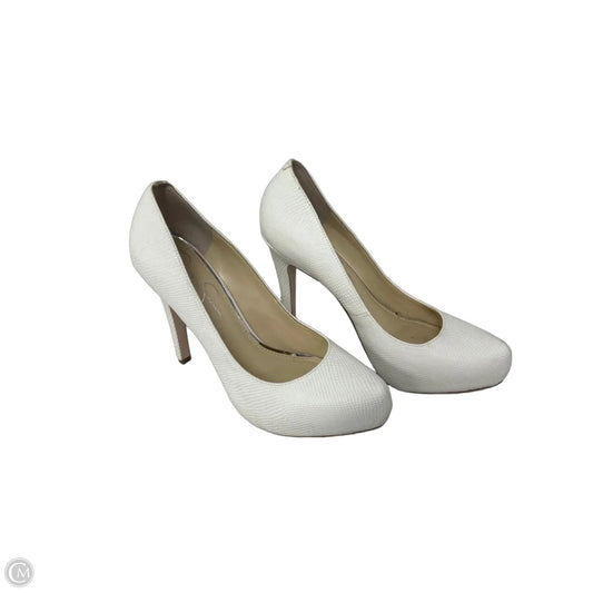 Shoes Heels Stiletto By Jessica Simpson In Ivory, Size: 9