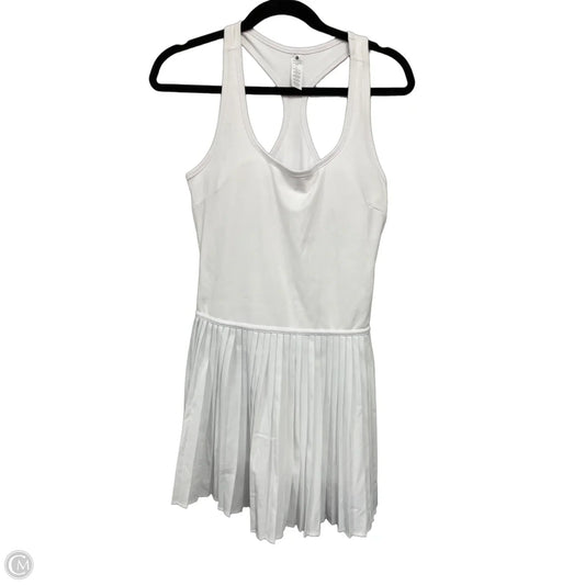Athletic Dress By Yogalicious In White, Size: L