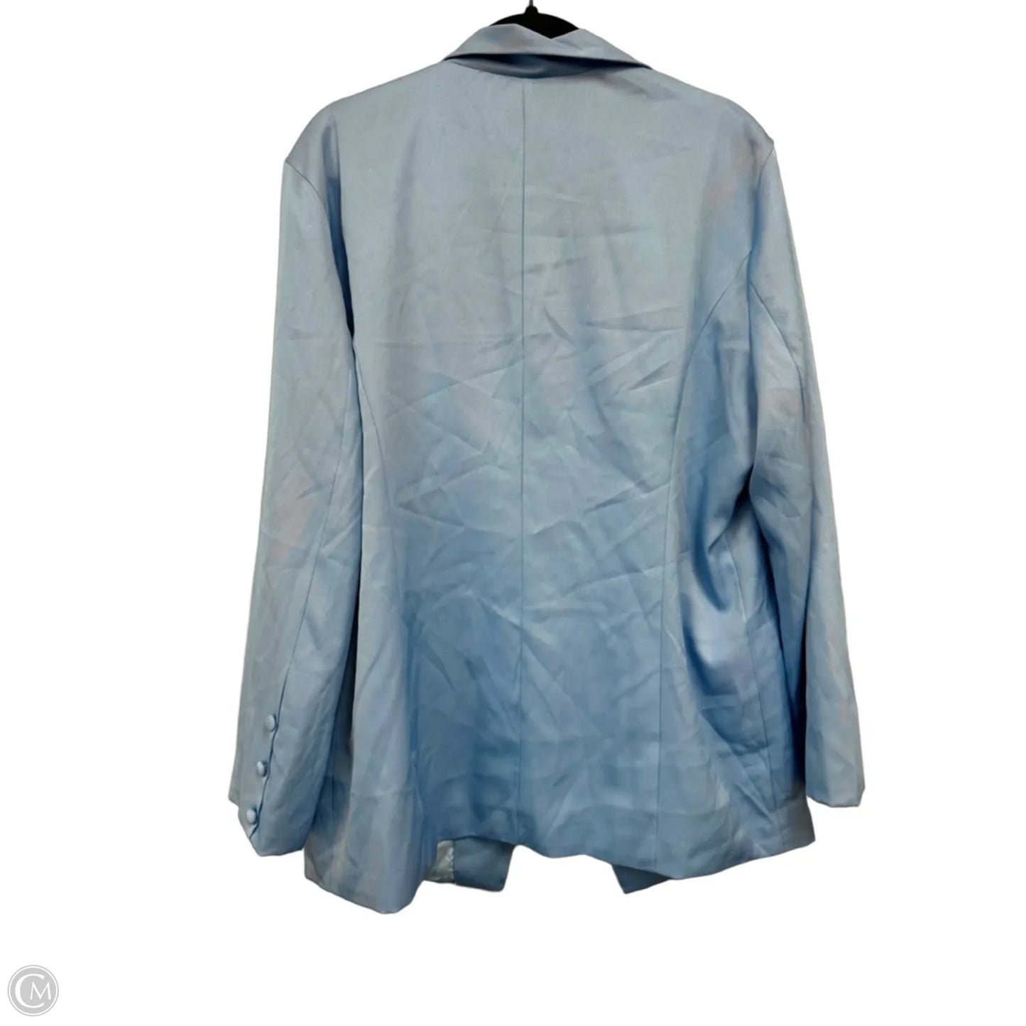 Skirt Suit 2pc By Cme In Blue, Size: 2x