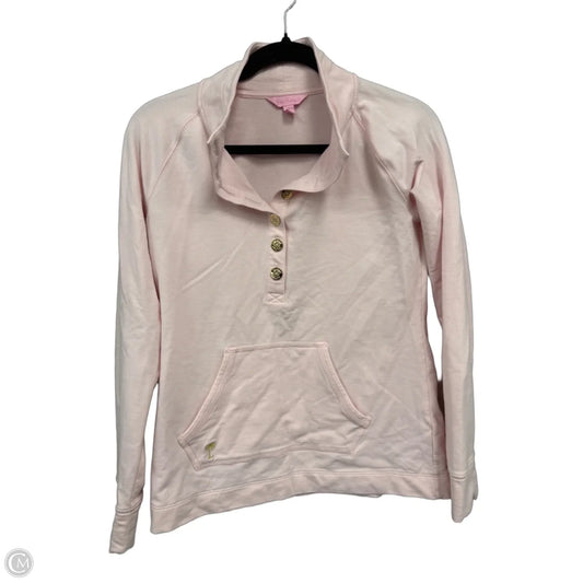 Top Long Sleeve Designer By Lilly Pulitzer In Pink, Size: S